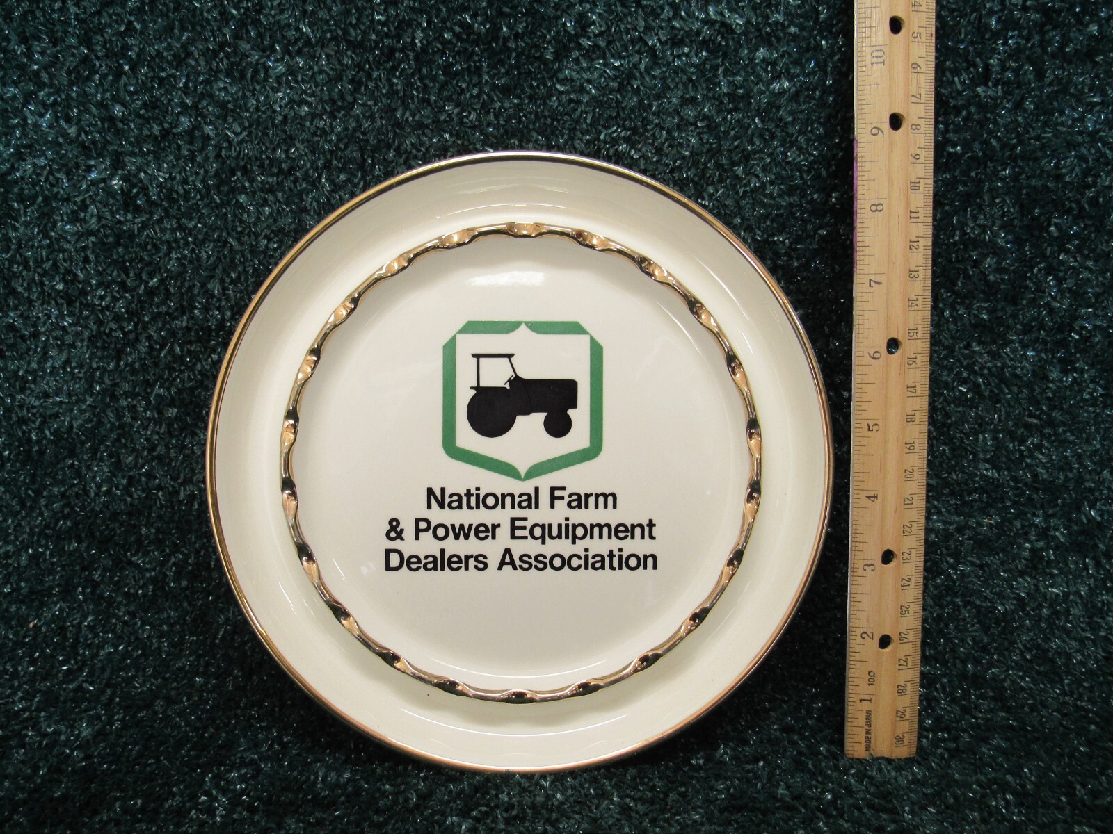 National Farm & Power Equipment Dealers Association Plate Ashtray – 9 Inch