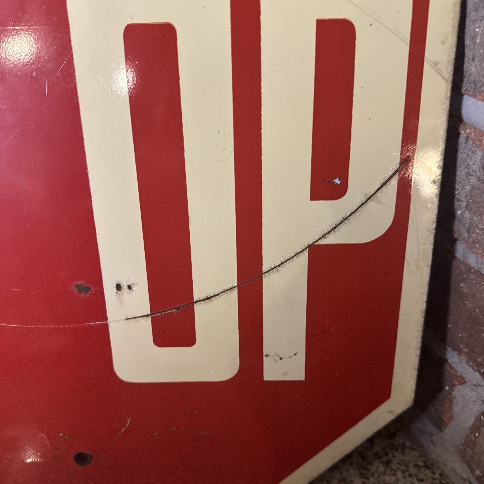 Vintage Farm Bureau & Stop Sign 15&Prime; X 15&Prime; Metal Sign Dekalb County Illinois