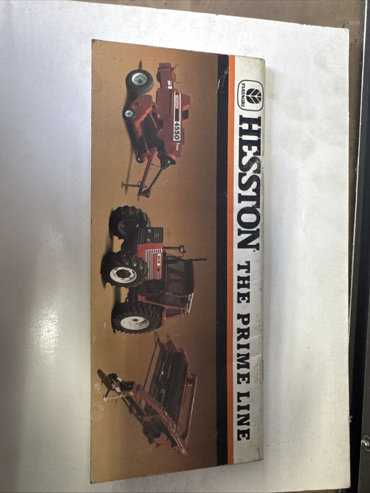 Vintage HESSTON The Prime Line Brochure 32 page White Farm Equipment Oliver