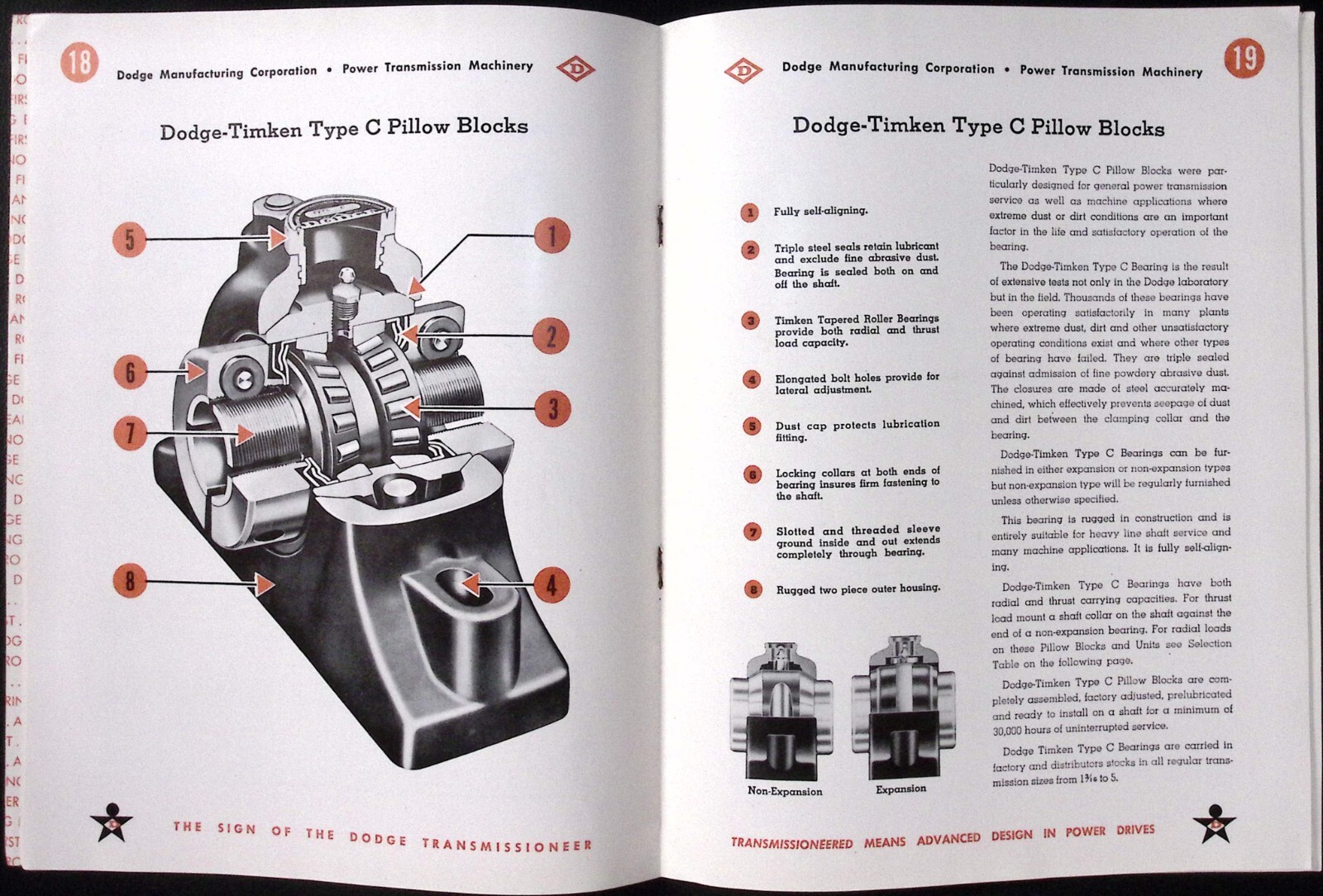 1953 Dodge of Mishawaka IN Rolling Bearings Bulletin A-622