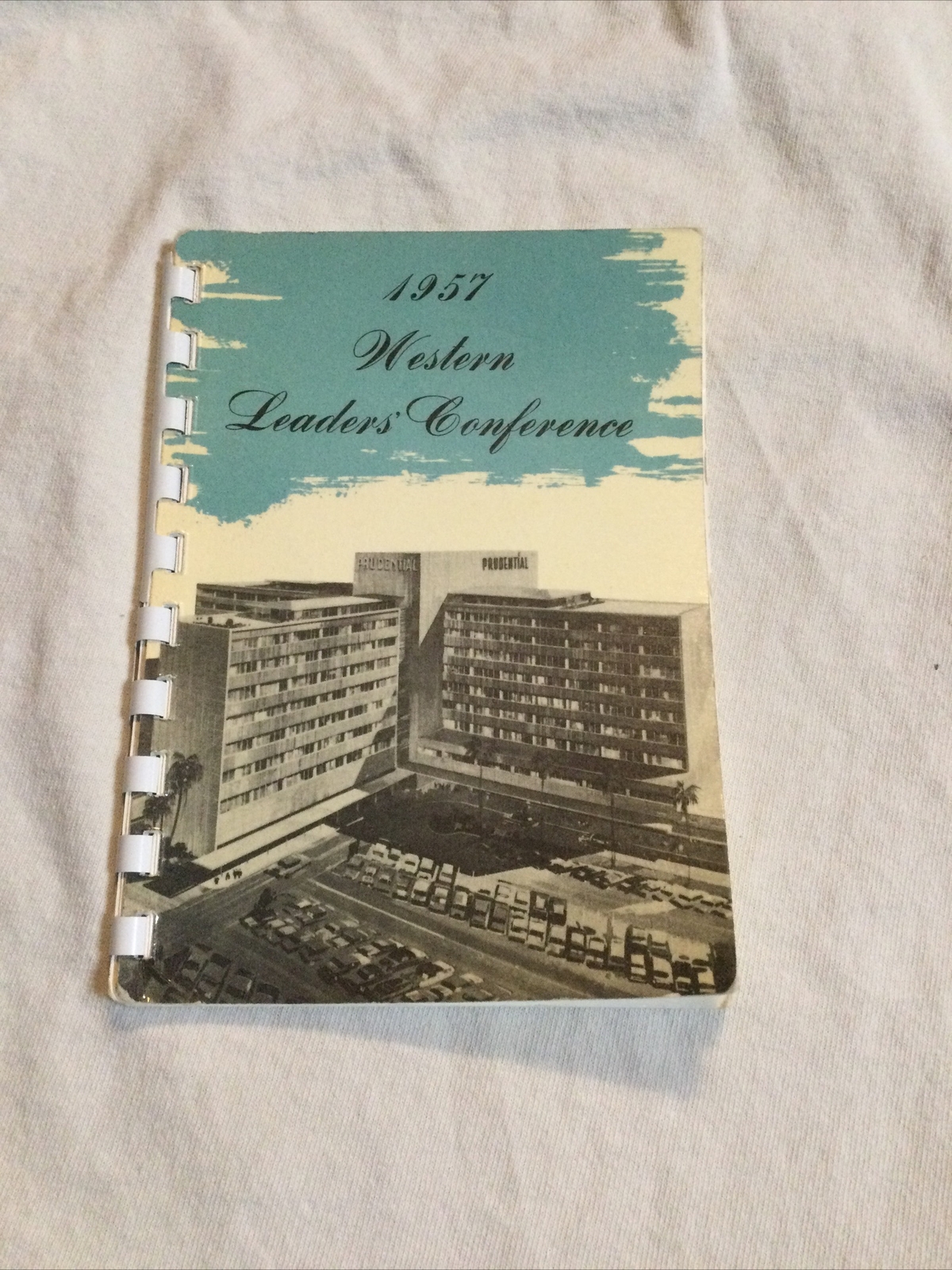 Prudential insurance company￼ 1957 Conference Program Booklet Fantastic! Rare!