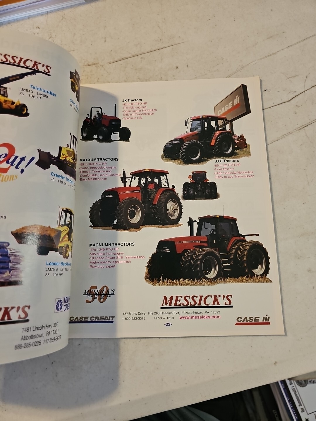 Messick&rsquo;s Farm Equipment 50th Anniversary Catalog 2002. Pennsylvania