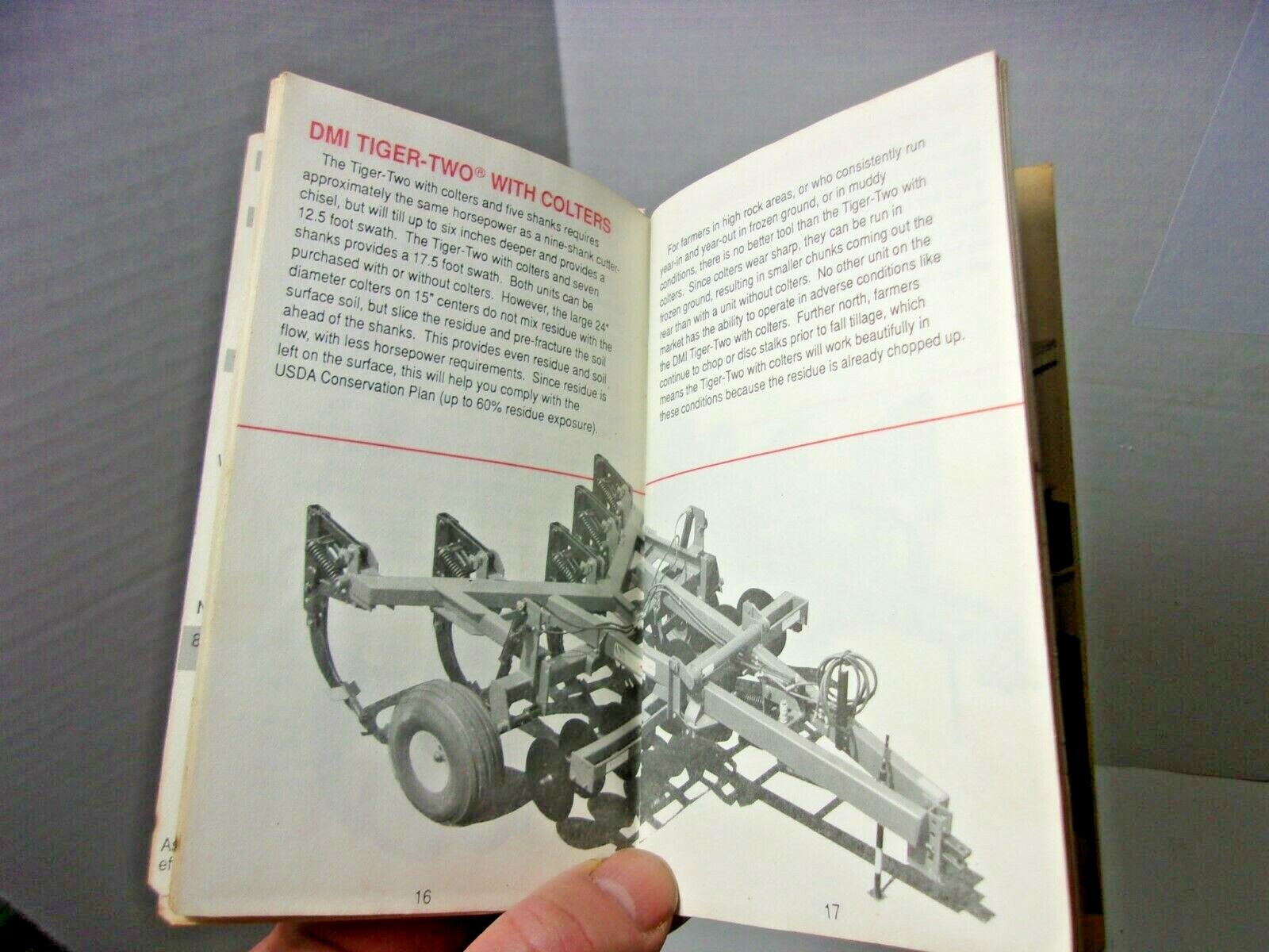 Farmers Pocket Notebook Advertising DMI Farm Tractor Implement Vintage Book