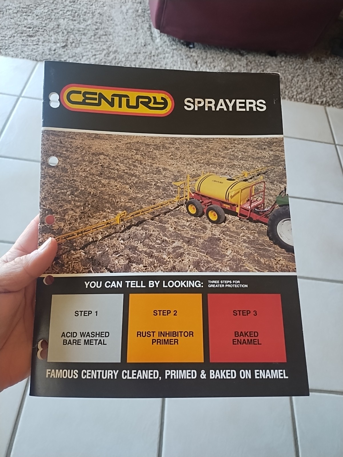 Vtg 1984 Century Sprayers Catalog Dealer Brochure Westeel Inc. Poly Tanks Parts