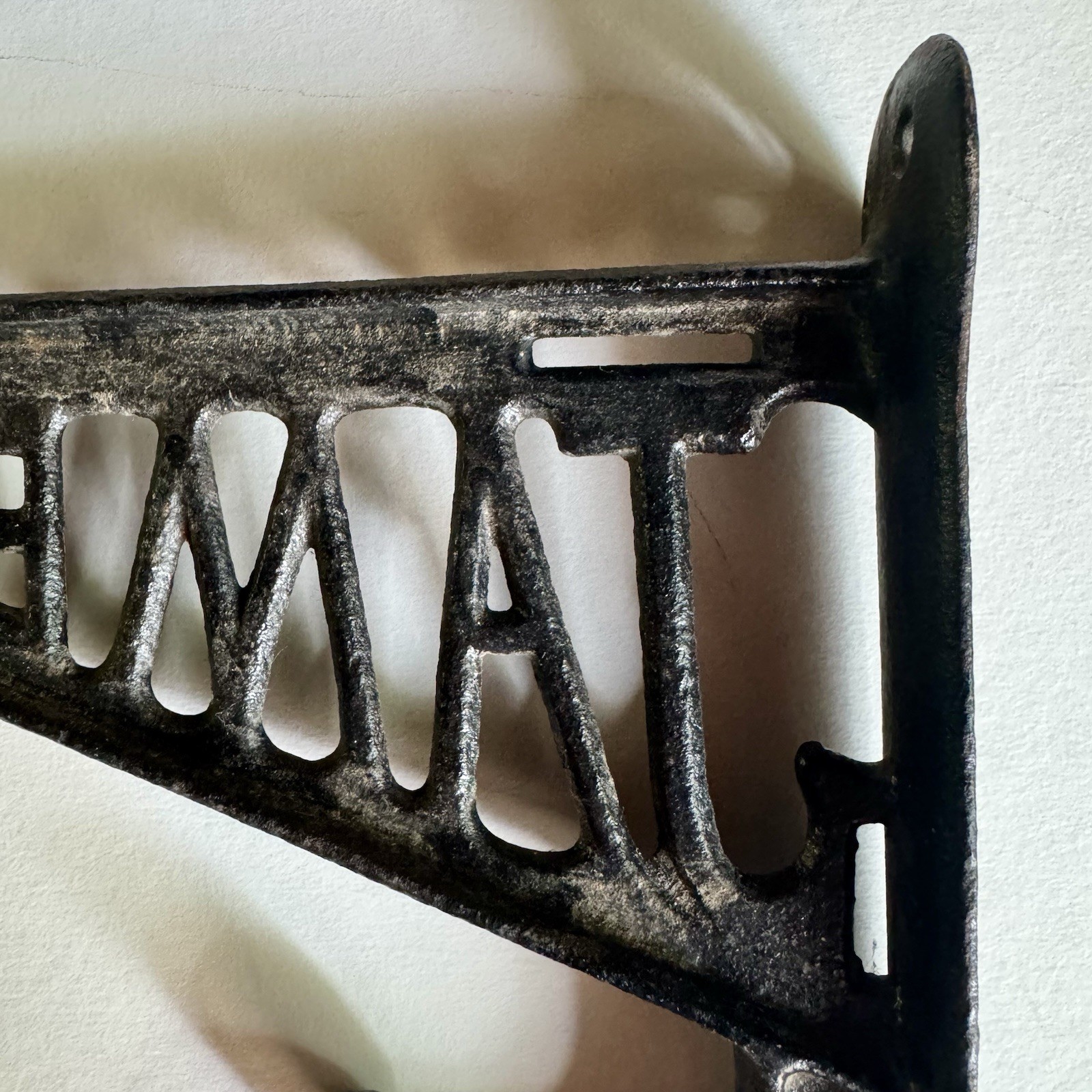 Antique JAMES Harness Hook Patented Cast Iron Fort Atkinson Wisconsin Documented