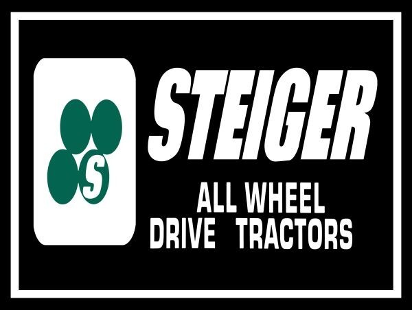 Steiger All Wheel Drive Tractors NEW Metal Sign: 12×16&Prime; Ships Free