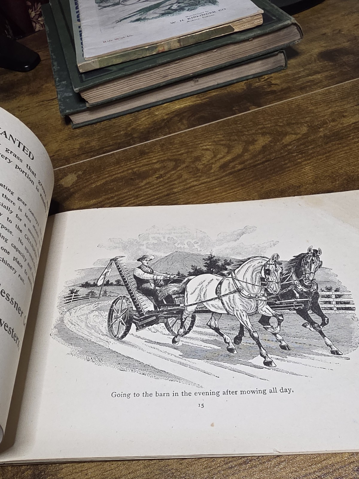 Rare Original 1893 Champion Harvesting Machine Catalog Brochure Springfield