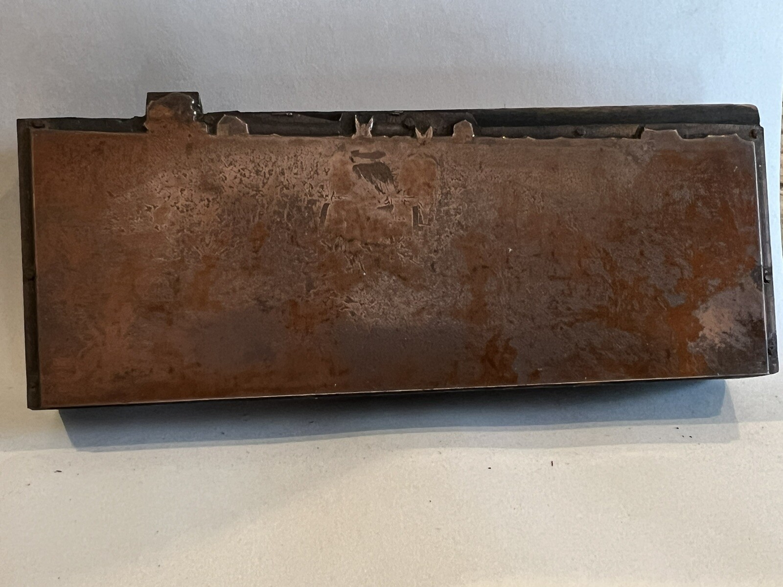 Antique Bateman Iron Age Print Block Riding Cultivator