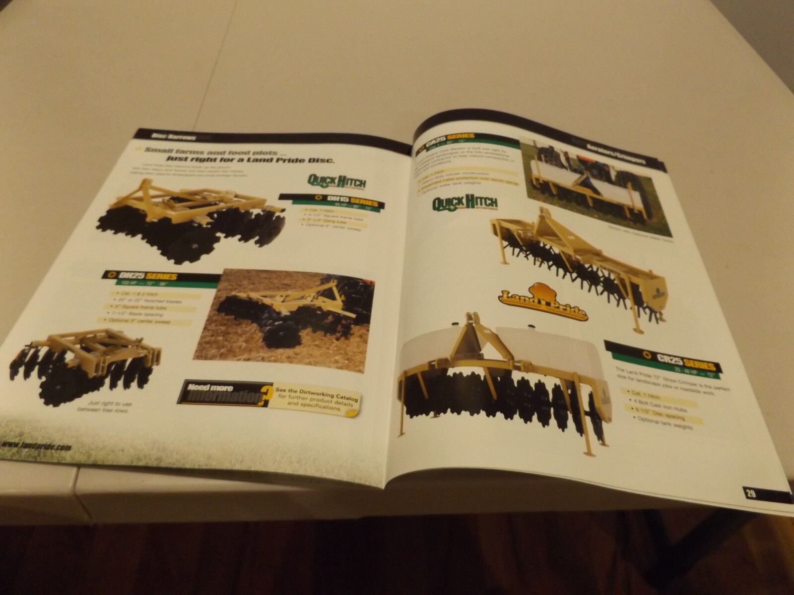 LAND PRIDE PRODUCT GUIDE, Mowers, Cutters, Seeders Etc, LIT # BAC 32739 5/05