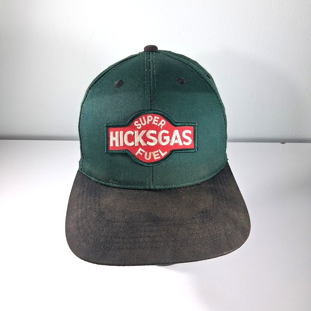 Super HICKSGAS Hat Cap Adjustable Natural Red Green One size Snapback