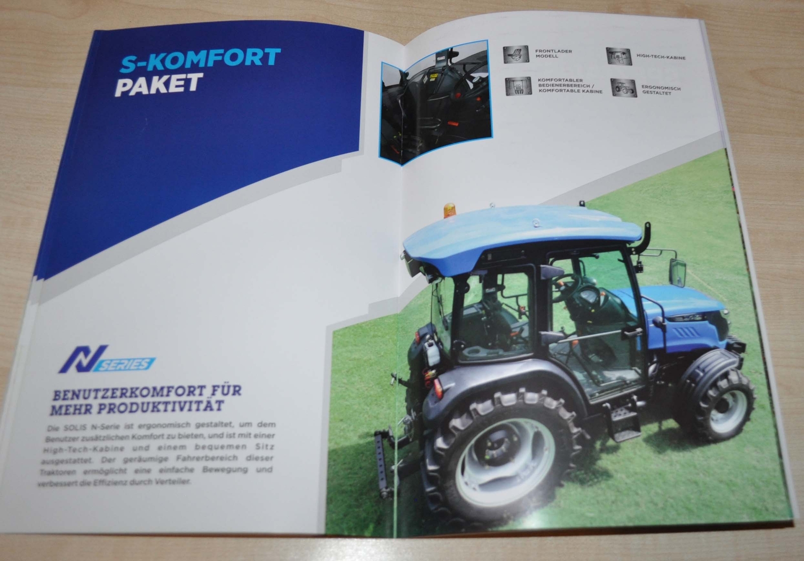 Solis Model Rande DE Tractor Brochure Prospekt India