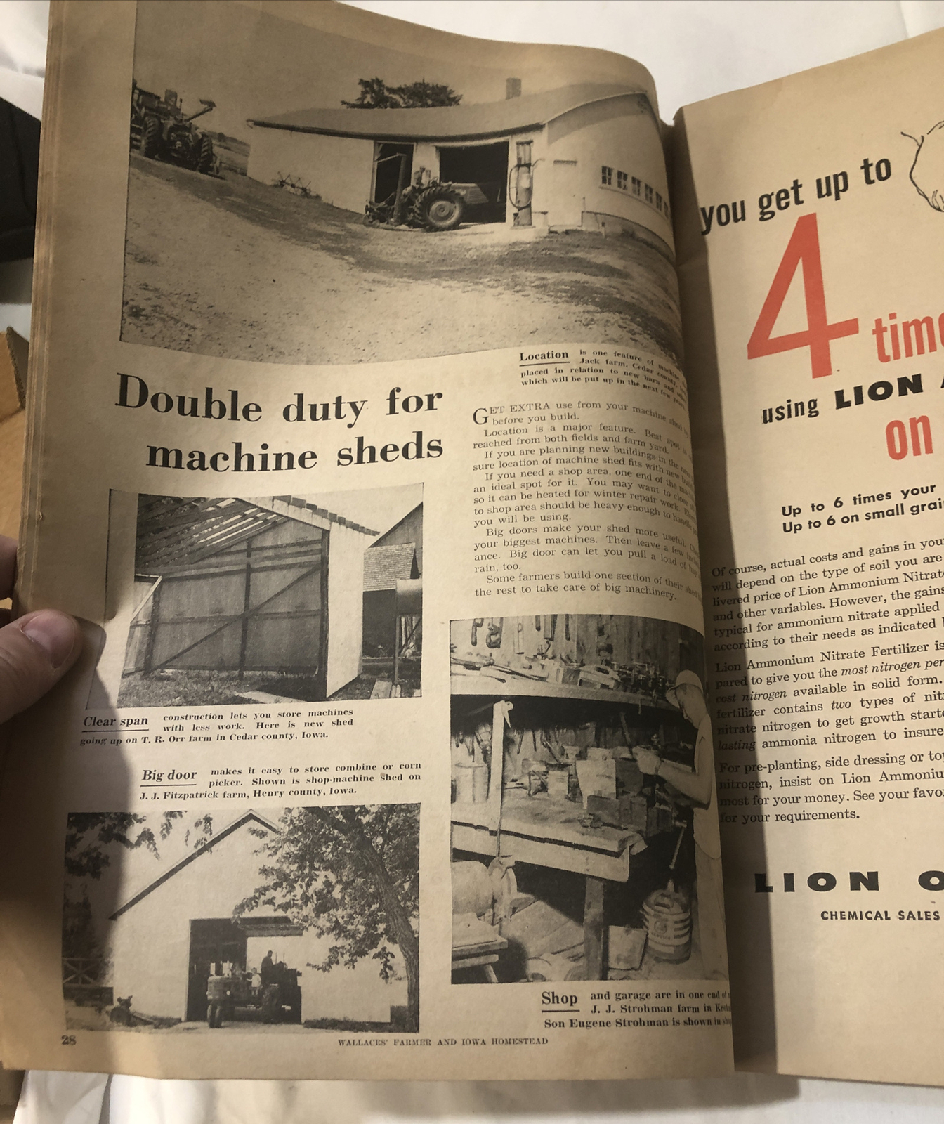 VINTAGE AUGUST 20, 1955 WALLACE FARMER IOWA HOMESTEAD MAGAZINE CENTENNIAL ISSUE