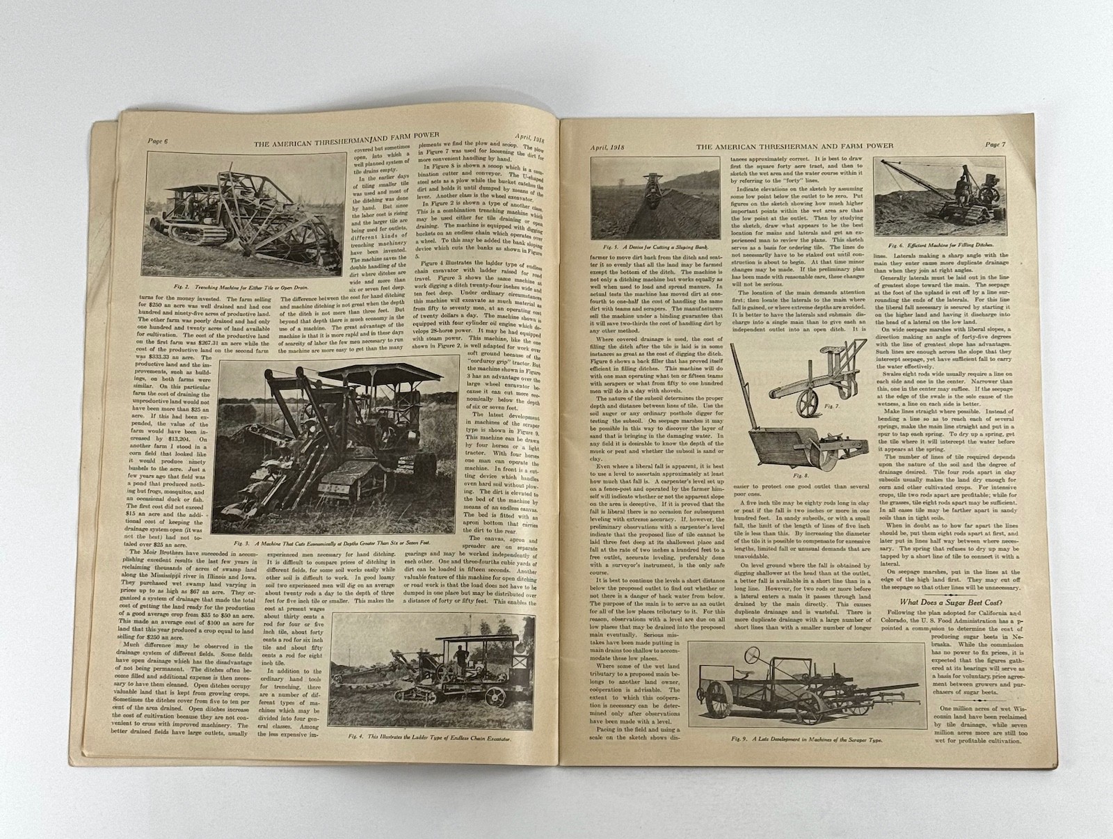 The American Thresherman & Farm Power MAGAZINE April 1918 MADISON, WIS.