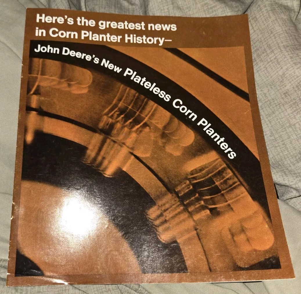 John Deere Plateless Corn Planters For 1968 Brochure