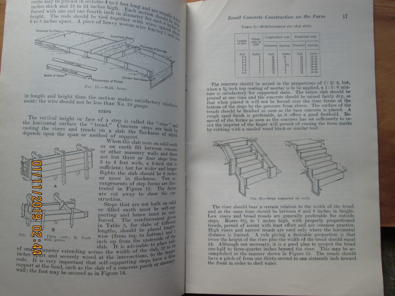 US Department of Agriculture Farmers Bulletin Small concrete construction 1933
