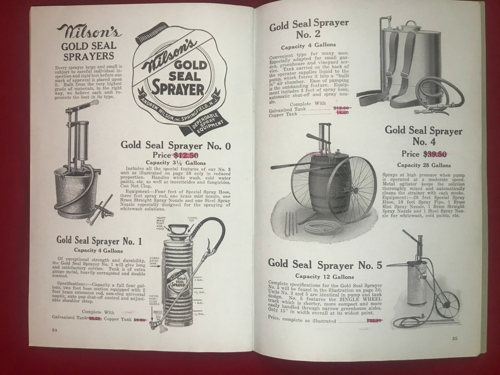 Andrew Wilson Catalog 36-37 Manufacturers of Agricultural Supplies and Equipment