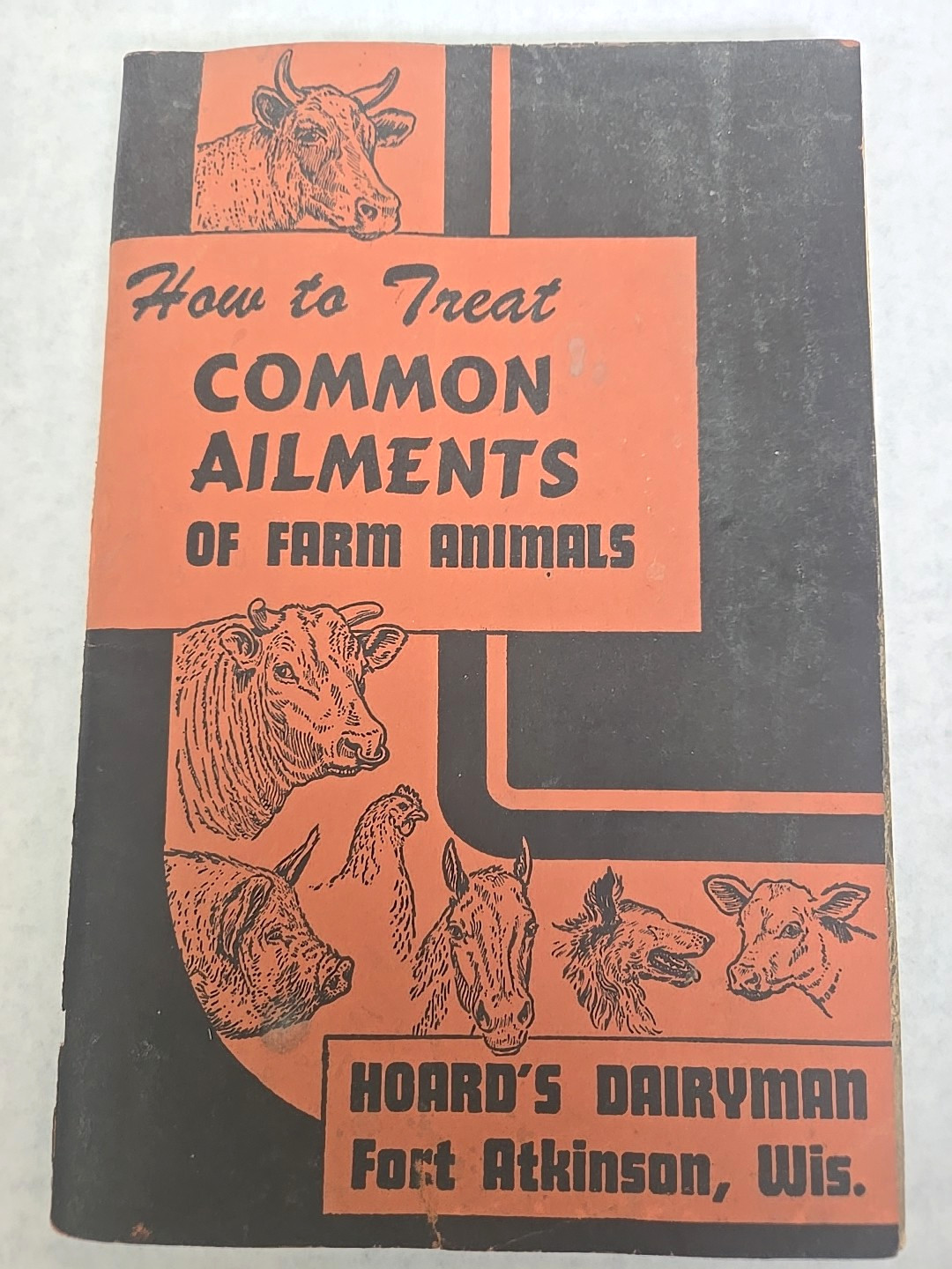 Vintage 1947 Hoard&rsquo;s Dairyman How to Treat Common Ailments of Farm Animals