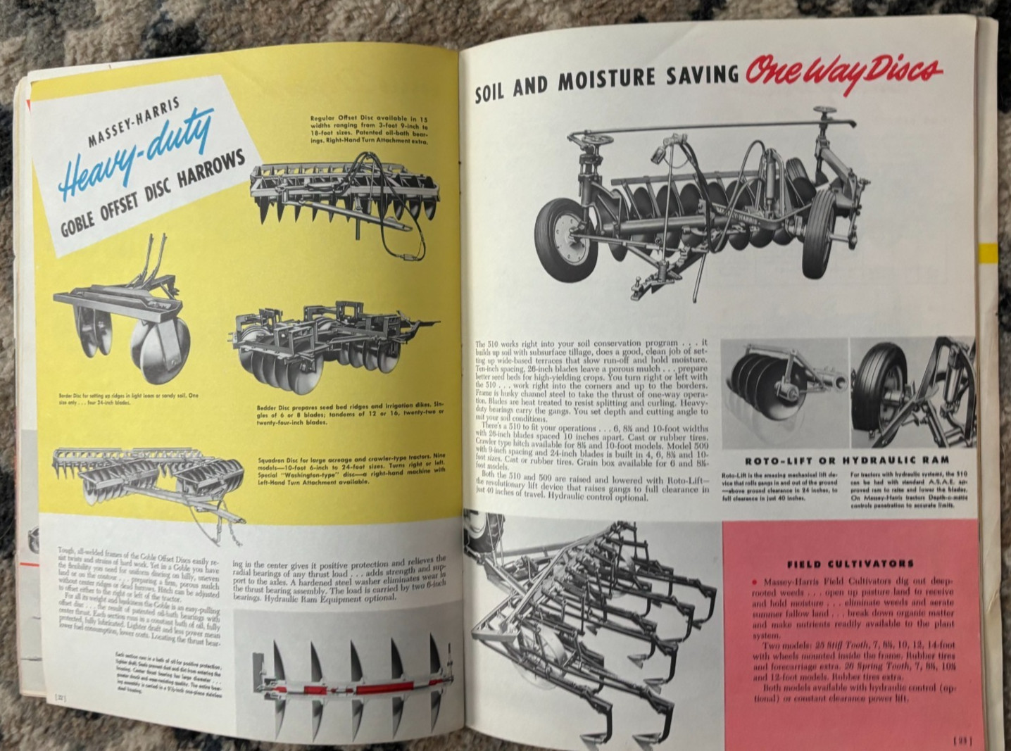 Massey Harris Buyers Guide For 1951 Brochure DCPA26