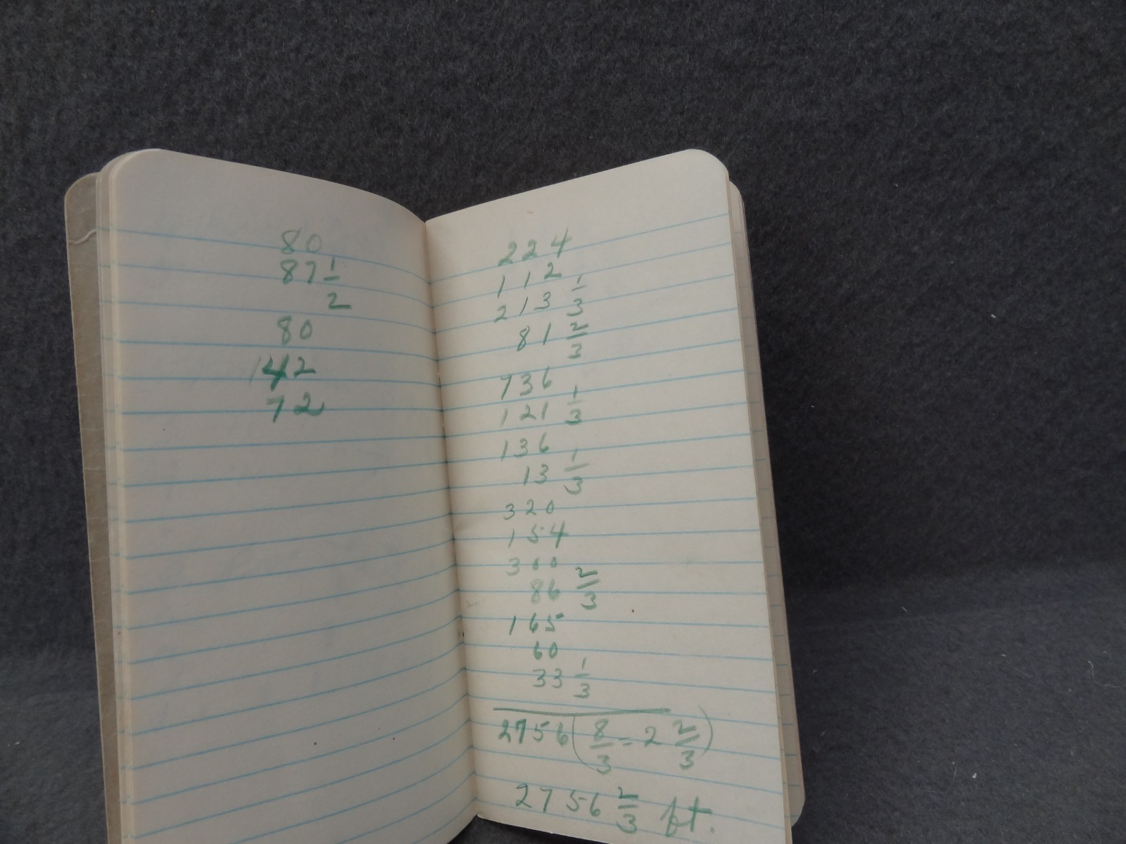 The 1953 Robertson Crop & Memo Book Mini Pamphlet Chemical Corp VA NC Notes