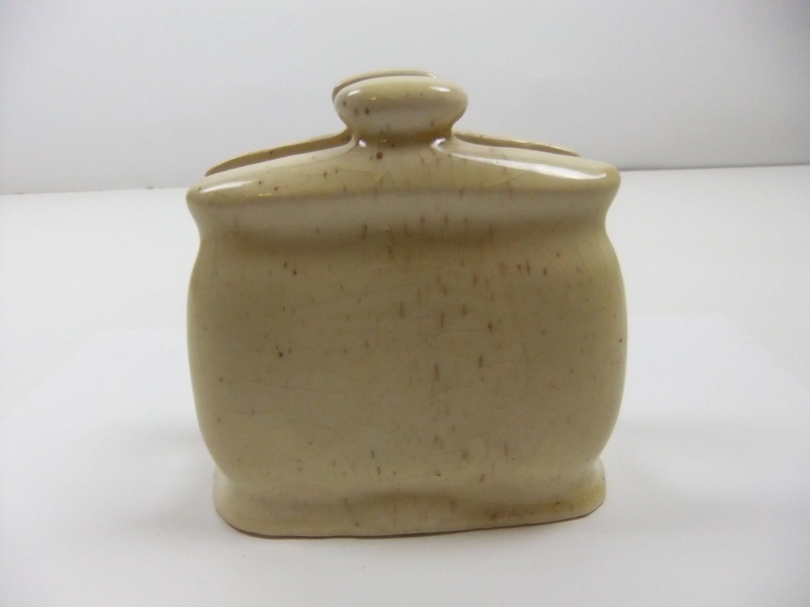 Halstad Elevator Co. Ceramic Napkin Holder Advertising