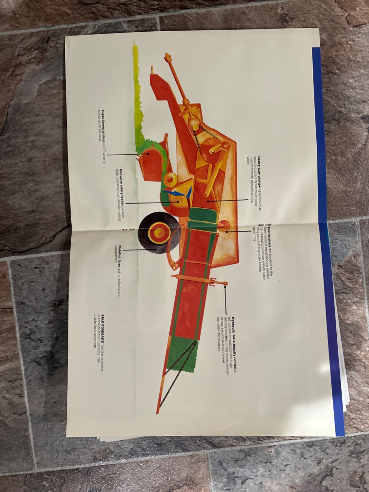 New Holland D1000 2x3x8 Square Baler Sales Brochure 8 Pages