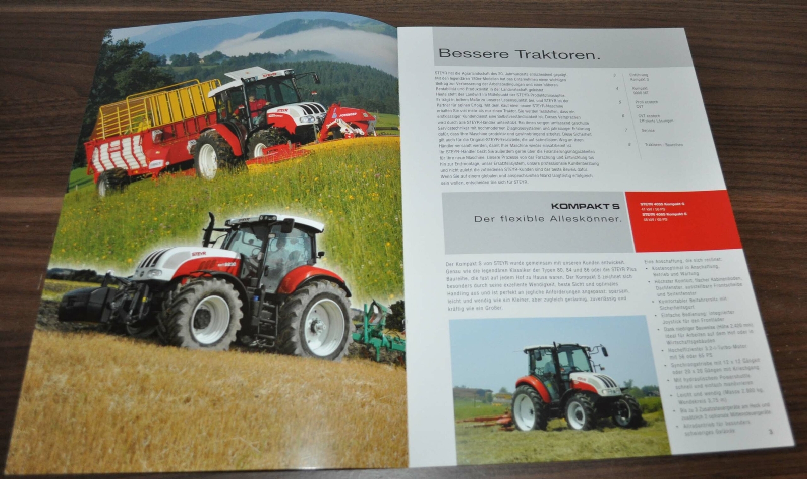 Steyr Model Range Brochure Prospekt