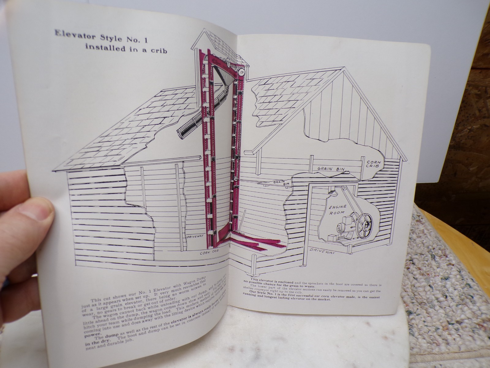 1912 Meyer&rsquo;s Upright stationary Elevators-Gas Engines Catalog-Prices Morton ILL