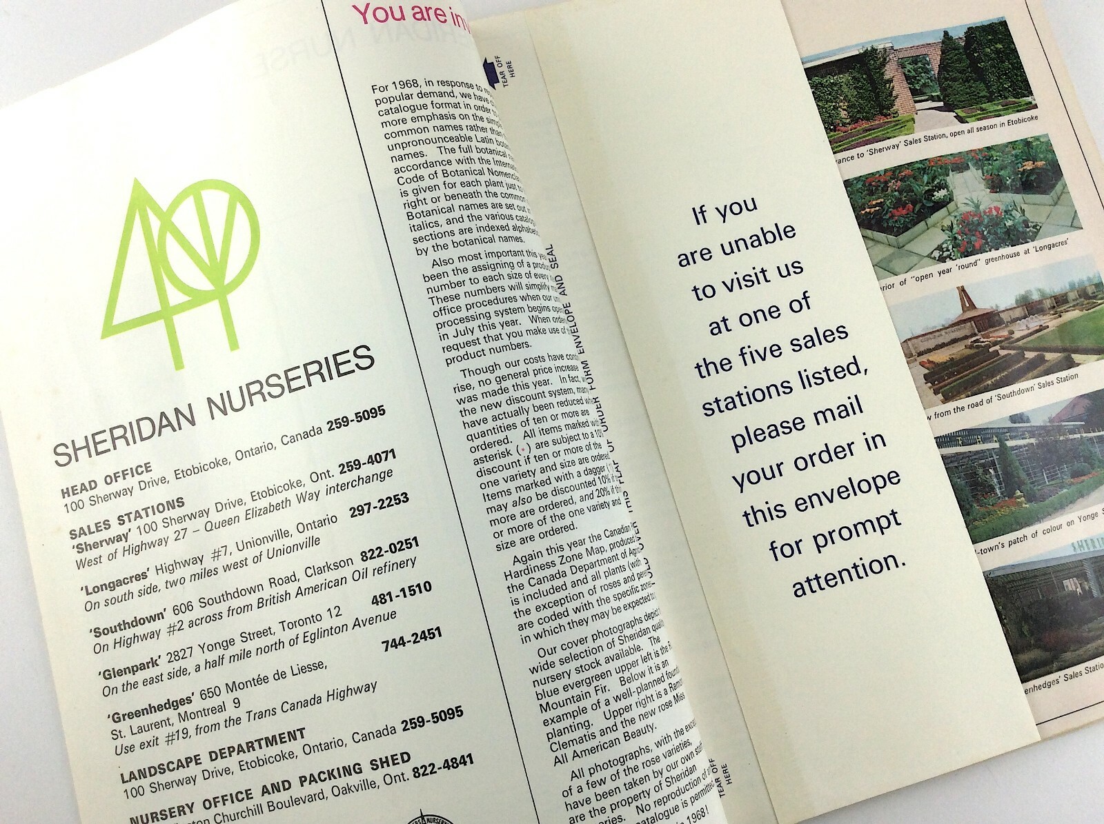 Vintage 1968 Seed Catalog Sheridan Nurseries Limited Ontario Canada Q291