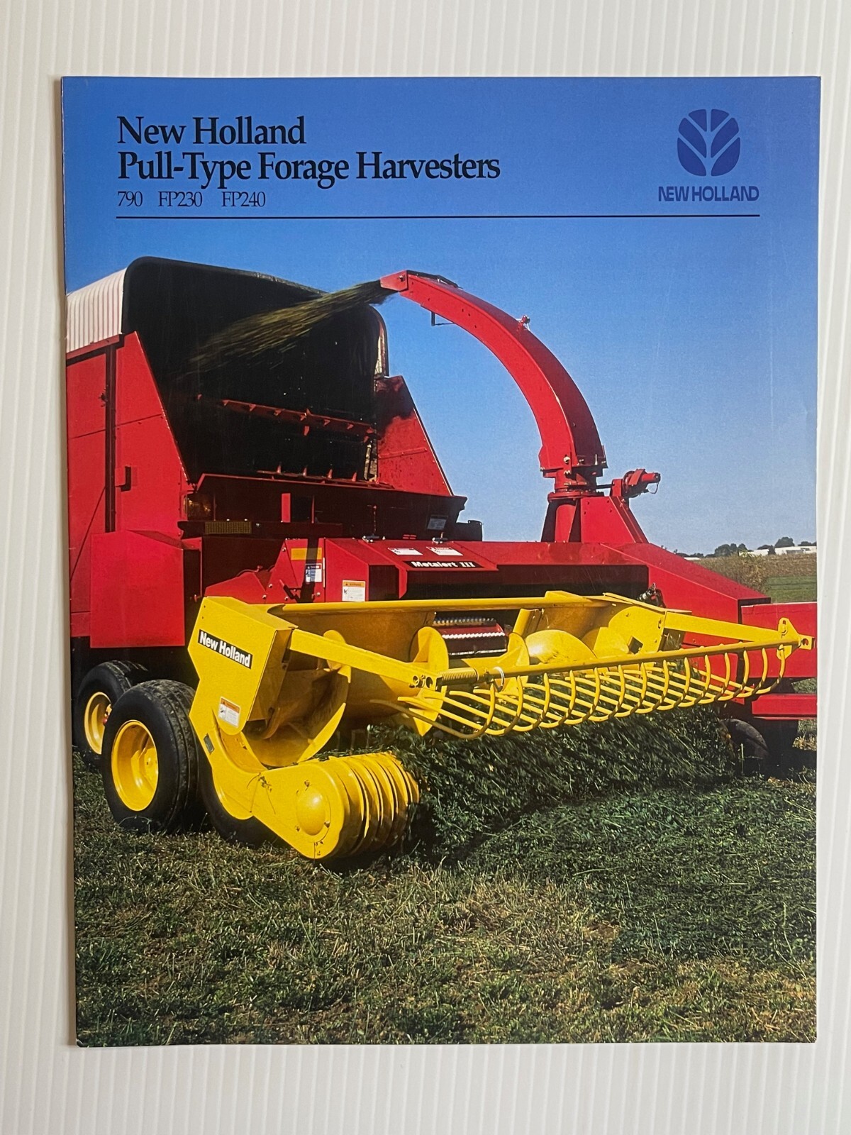 New Holland Pull-Type Forage Harvesters Sales Brochure *Showroom Book* 2006