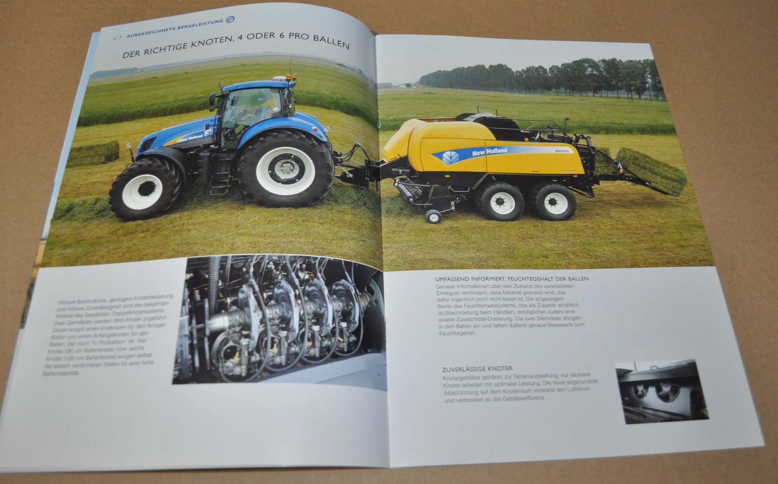2008 New Holland BB9000 Series Balers Brochure Prospekt DE