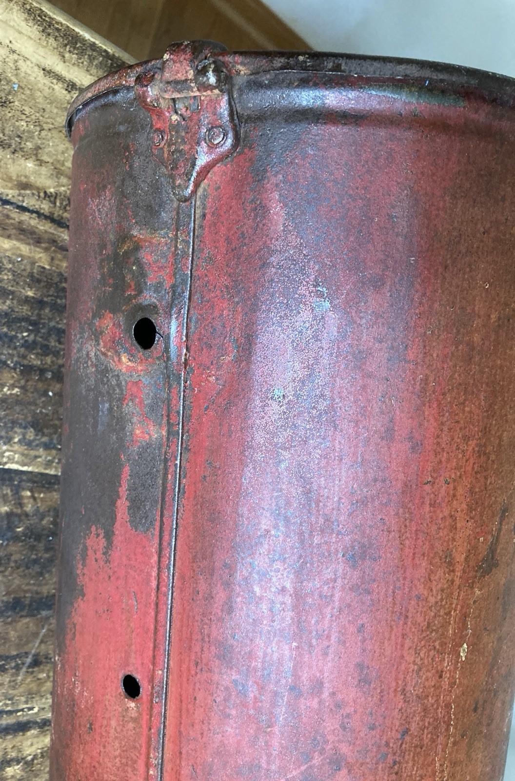 VERY RARE McCormick Twine Grain Binder Feeder Can 1800&rsquo;s Antique HARD TO FIND