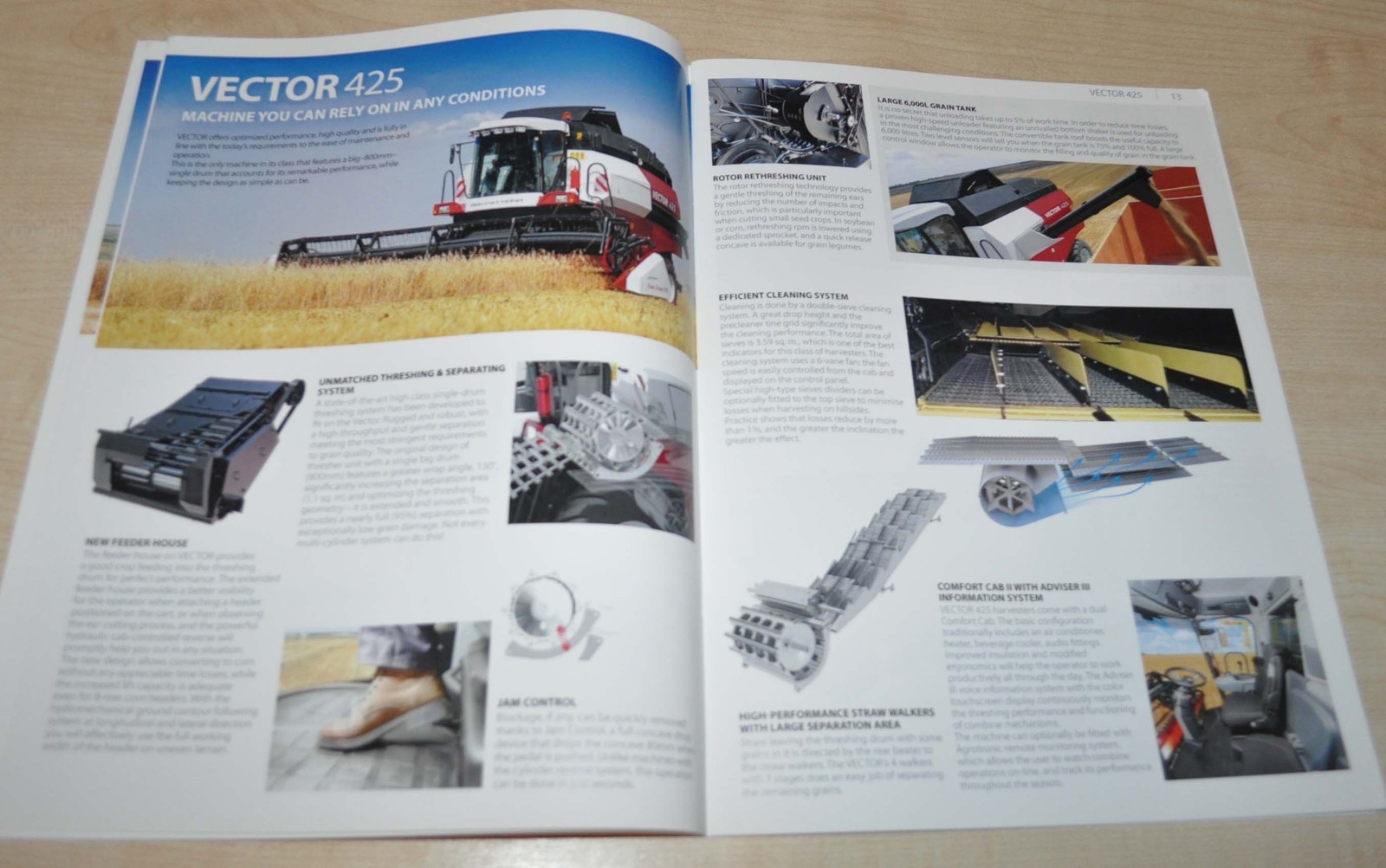 Rostselmash Grain Harvesting Equipment Brochure Prospekt ENG