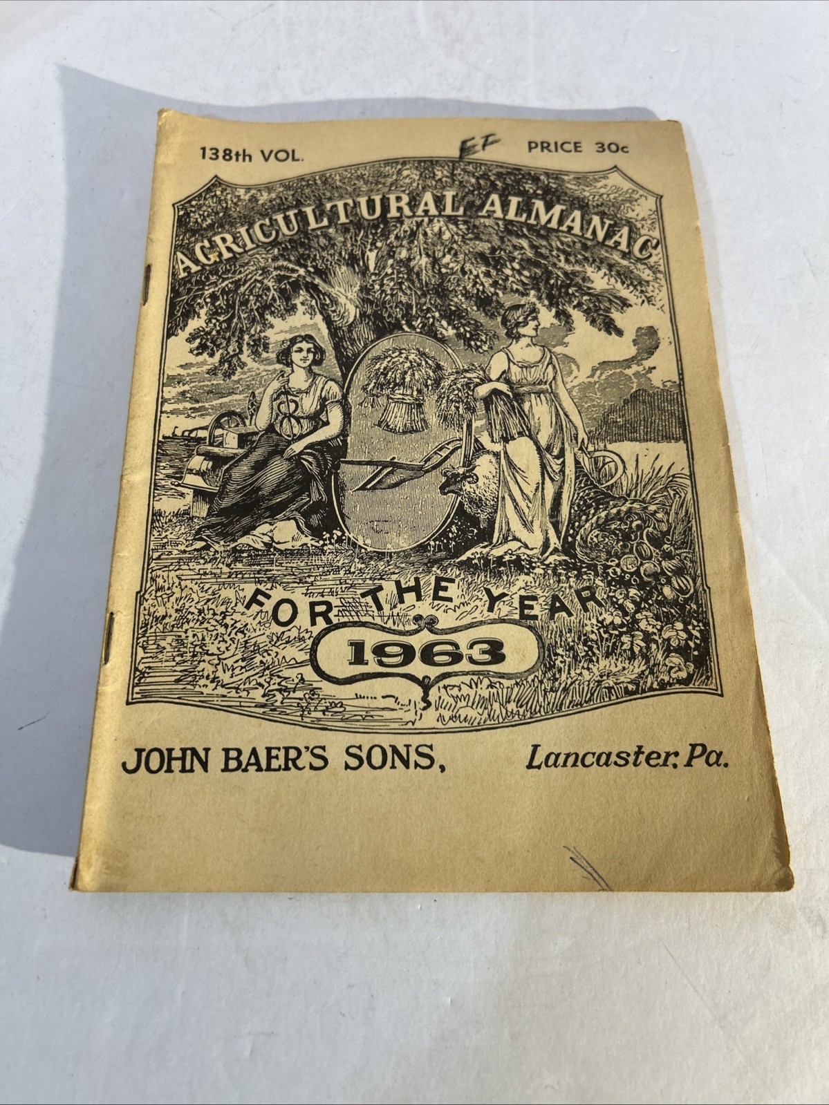 Agricultural Almanac Lot Of 16, Plus One Royster’s Almanac 1962