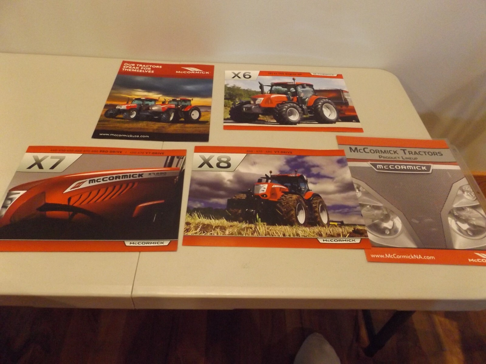 5-pc. McCORMICK SERIES TRACTORS, 2014-2017
