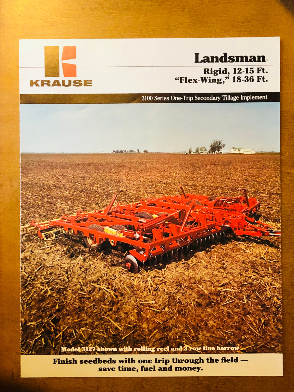 KRAUSE Landsman 3100 Ser Rigid 12-15&Prime; Flex Wing 18-36 Tillage Implement Brochure