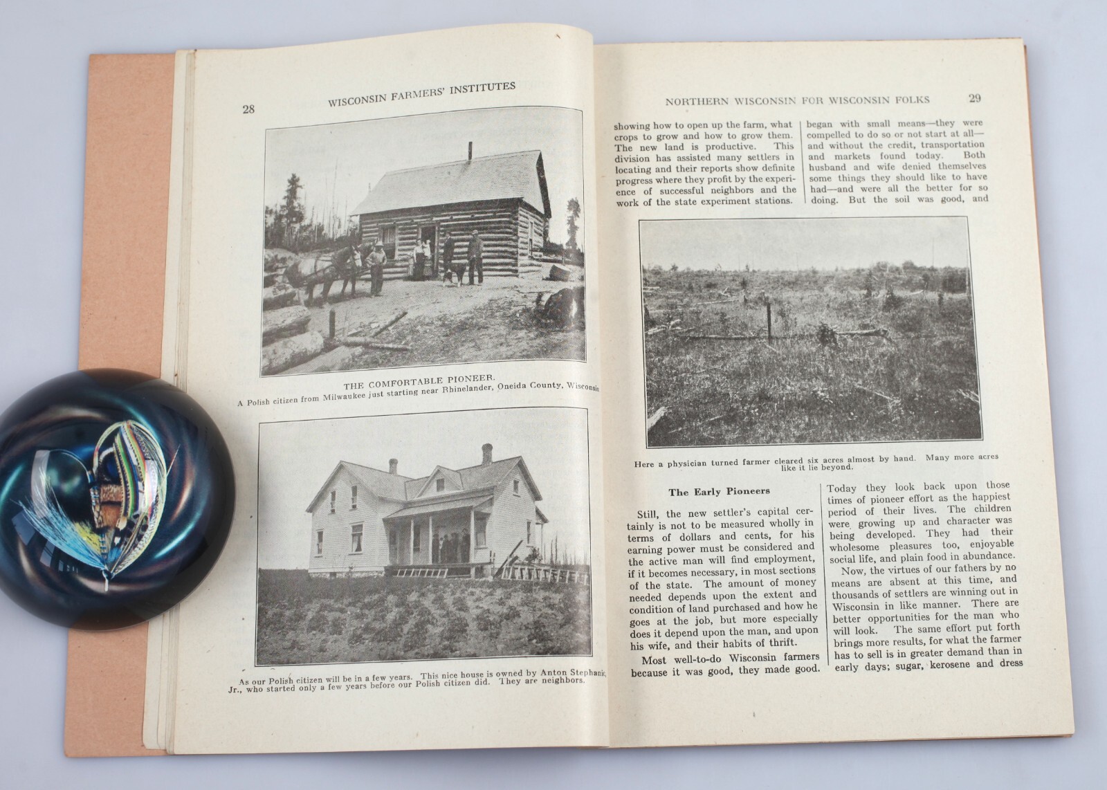 Vintage 1916 Wisconsin Farmer&rsquo;s Institutes Bulletin Handbook of Agriculture