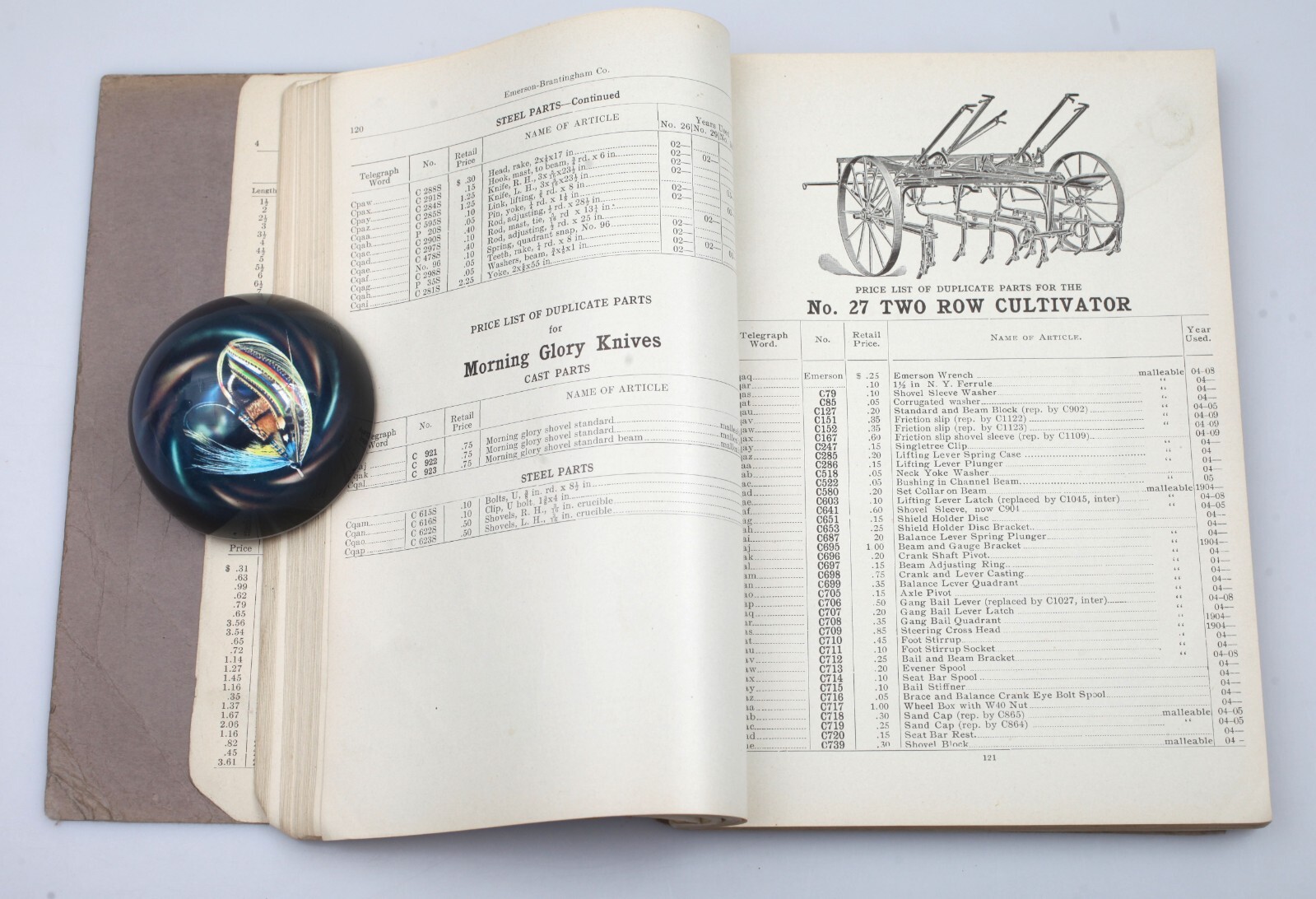 Vintage 1910-11 Emerson Brantingham Farm Implement Catalog and Price List