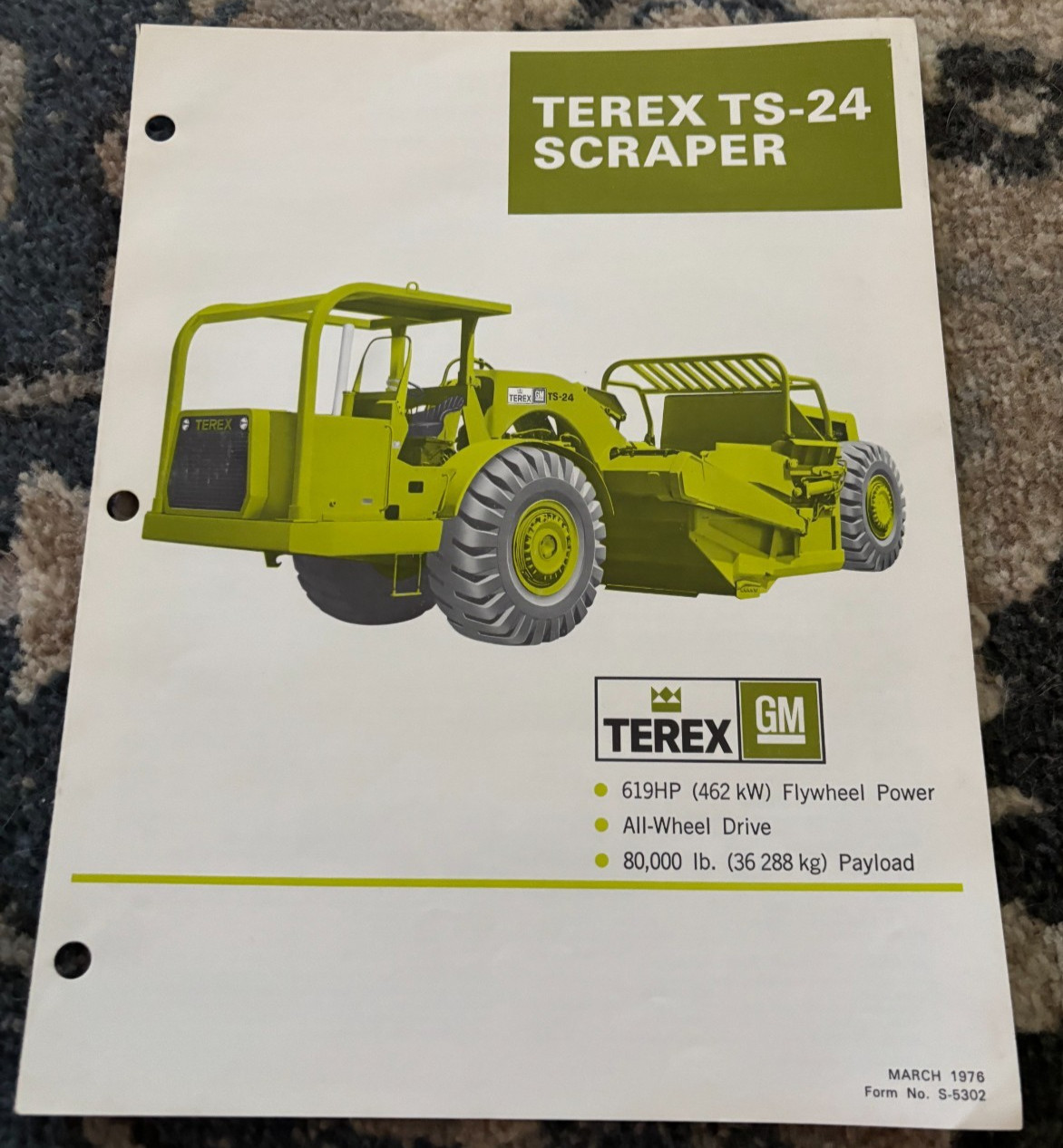 Terex TS-24 Scraper Pan Brochure DCPA25