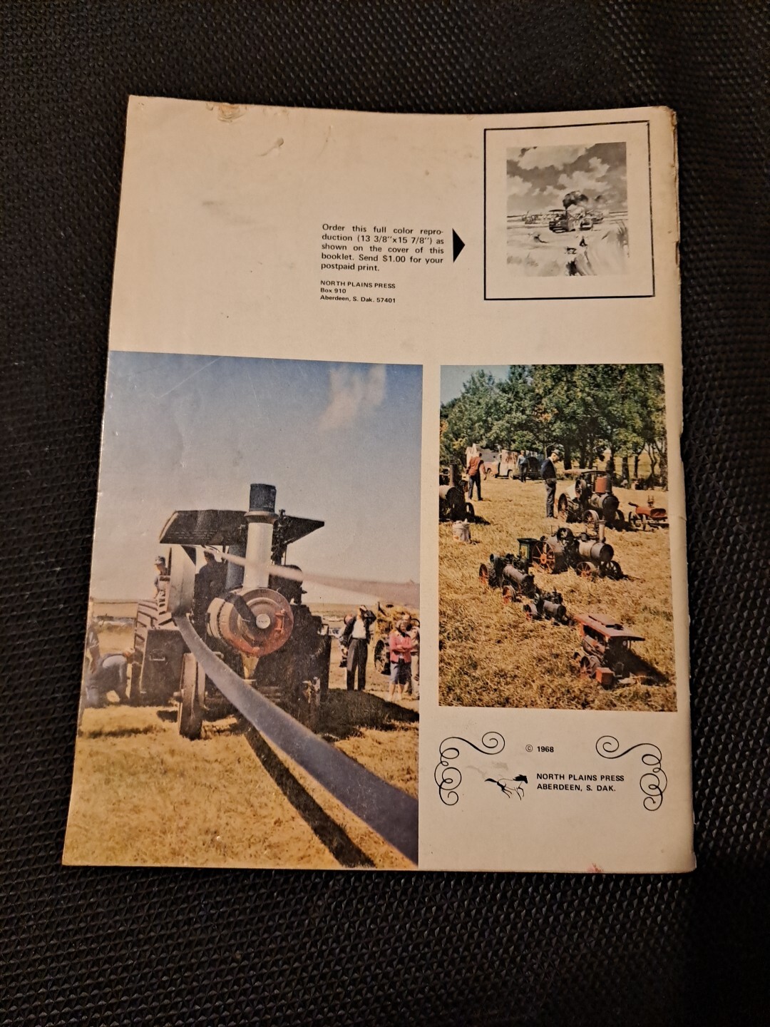 Old 1968 Days of Steam Glory Dana Close Jennings Agriculture Photo pb bk FREE SH