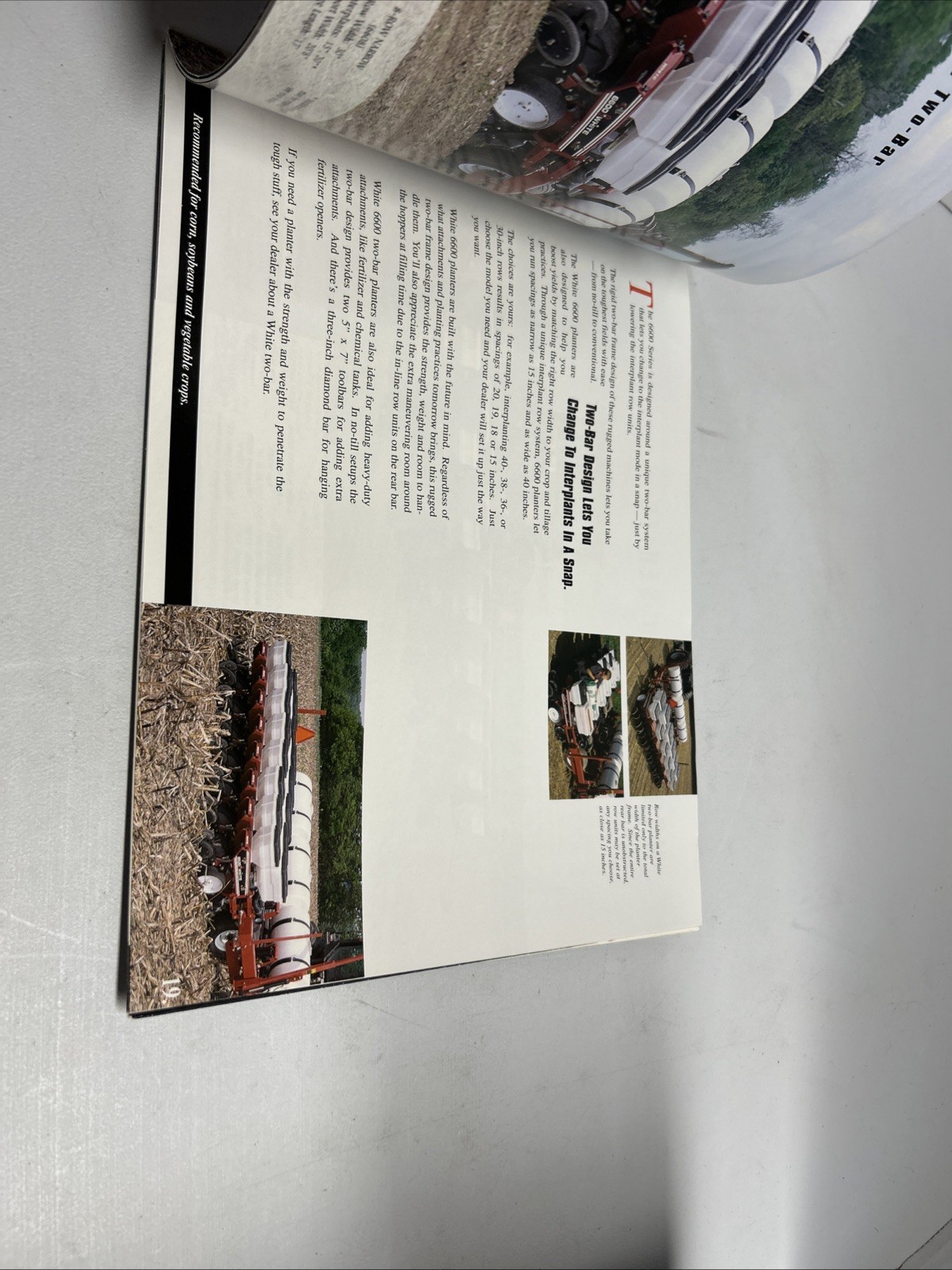 White Planters Brochure 6600 Series Precision Farming Agriculture