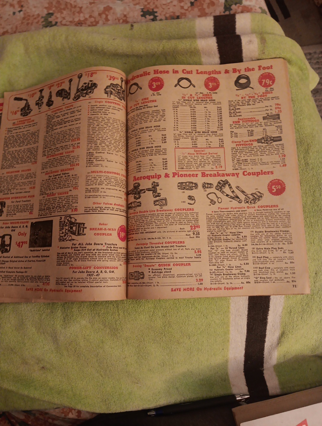 1960 Tractor SUPPLY COMPANY PART GUIDE Blue BOOK Agricultural Machinery Magazine