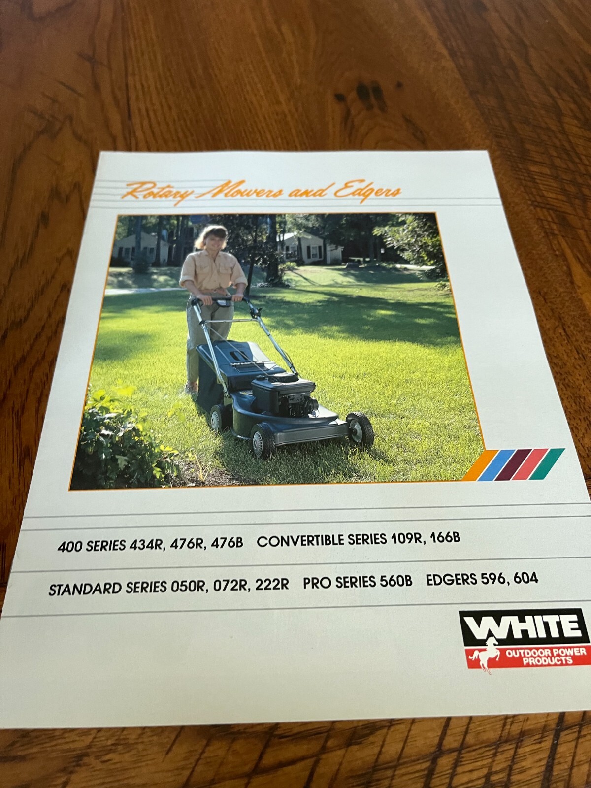 White Outdoor Power Equipment Brochure FCCA