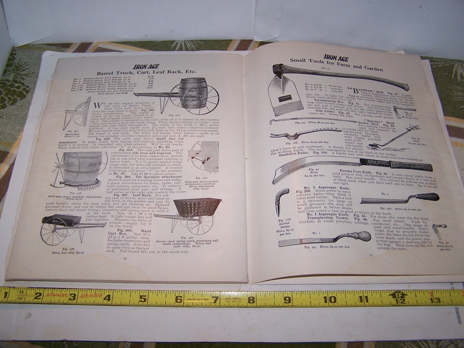 IRON AGE 1910 Full Line Sales Catalog Cultivator Plow Planter Farm Garden NICE!
