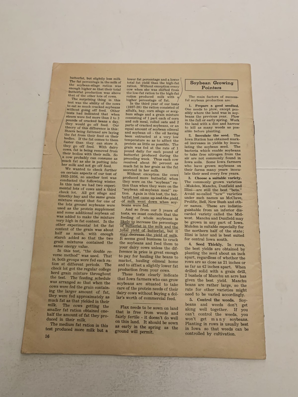 January 1942 Farm Science Reporter Magazine V.3 N.1 Iowa State College Ames IA