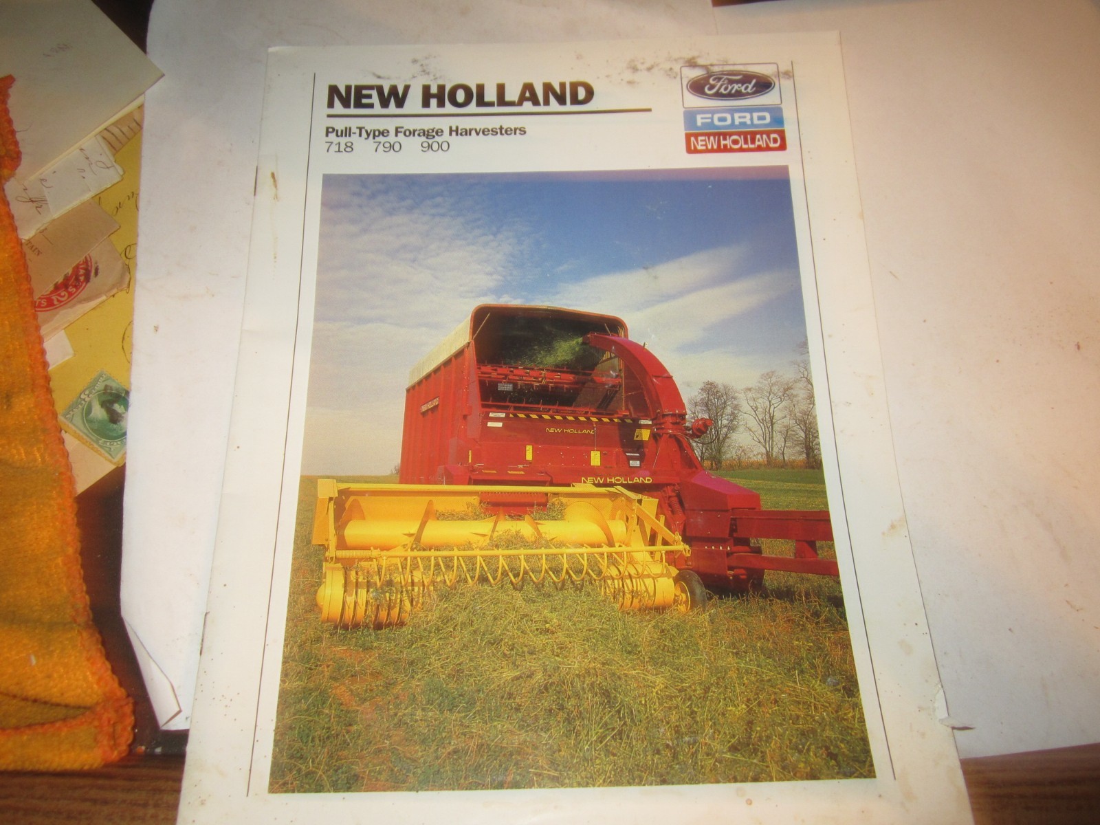 1992 New Holland Pull-Type Forage Harvester 718 790 900 Sales Brochure