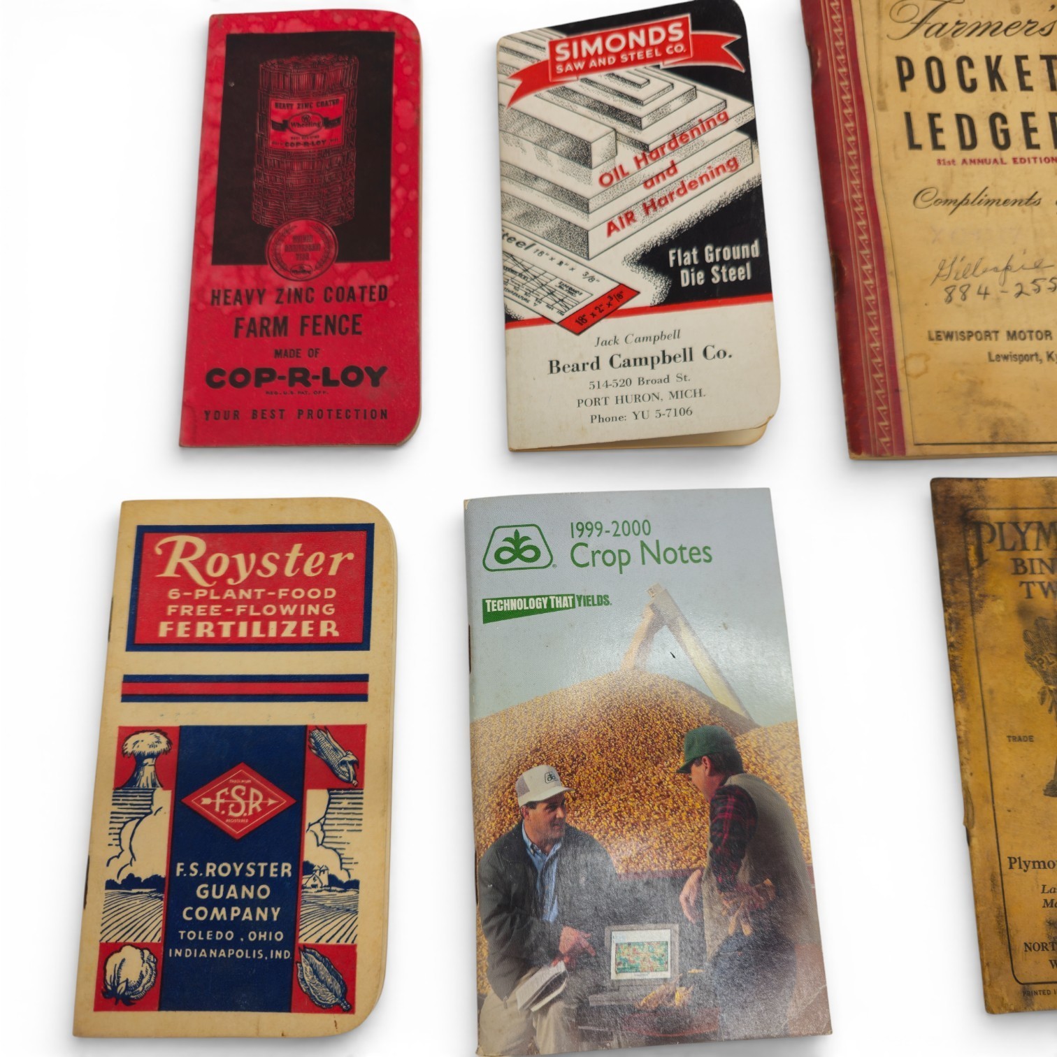 Vintage Promotional Notebooks Lot 14 Agriculture Farm Advertising Memo Pads