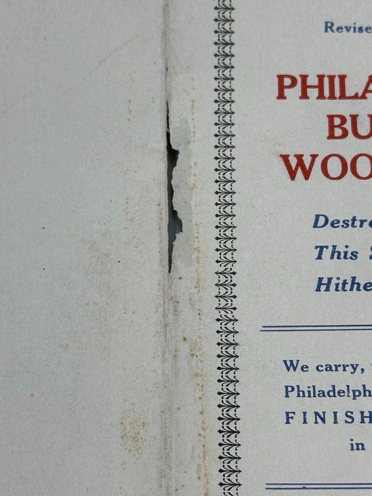1924 PHILADELPHIA BUCKEYE WOOD PUMPS Crain Lumber FARM Advertising Brochure