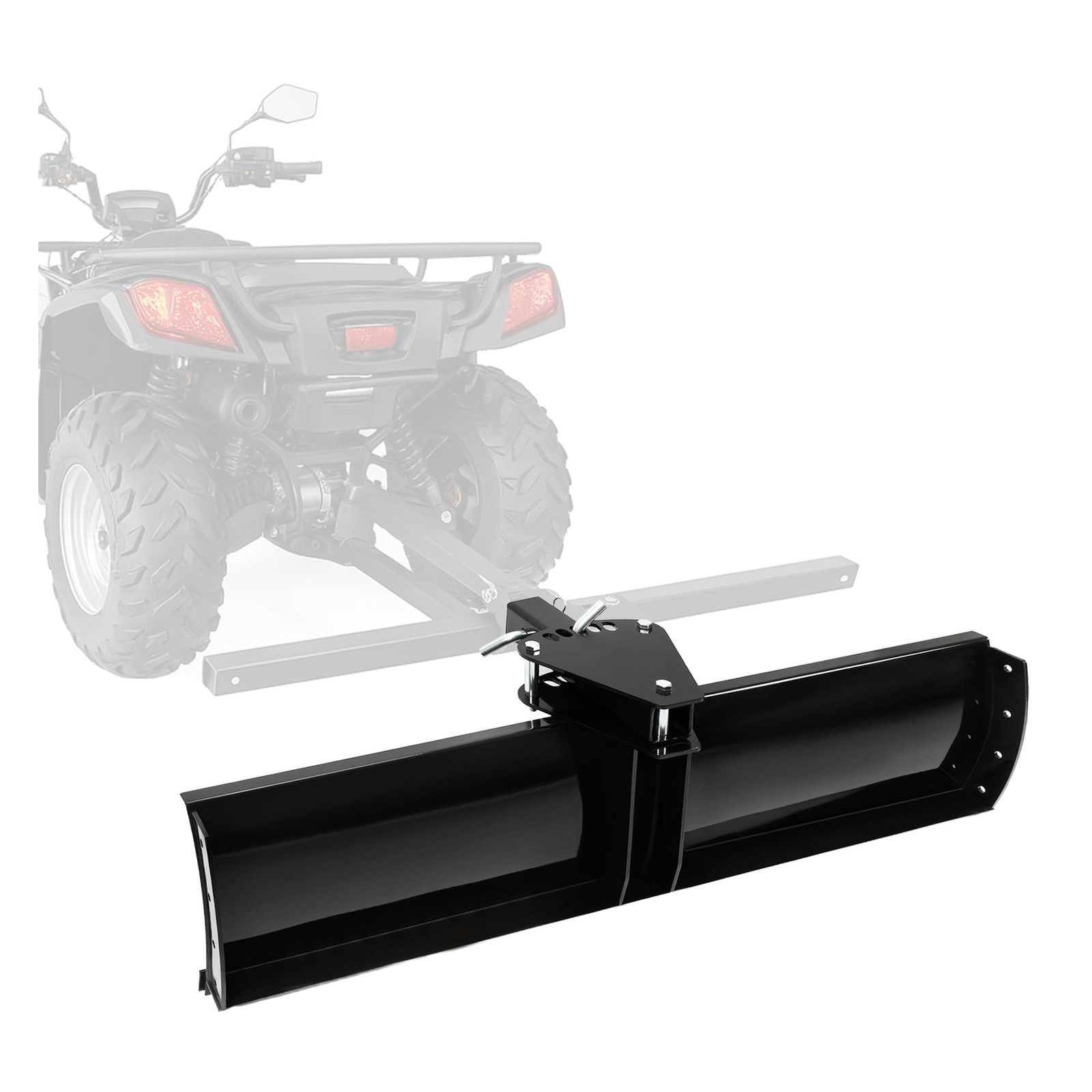 ECOTRIC 3Point 48&Prime; Scrape Blade Implement 2 Inch Receiver ATV UTV Lawn Garden…