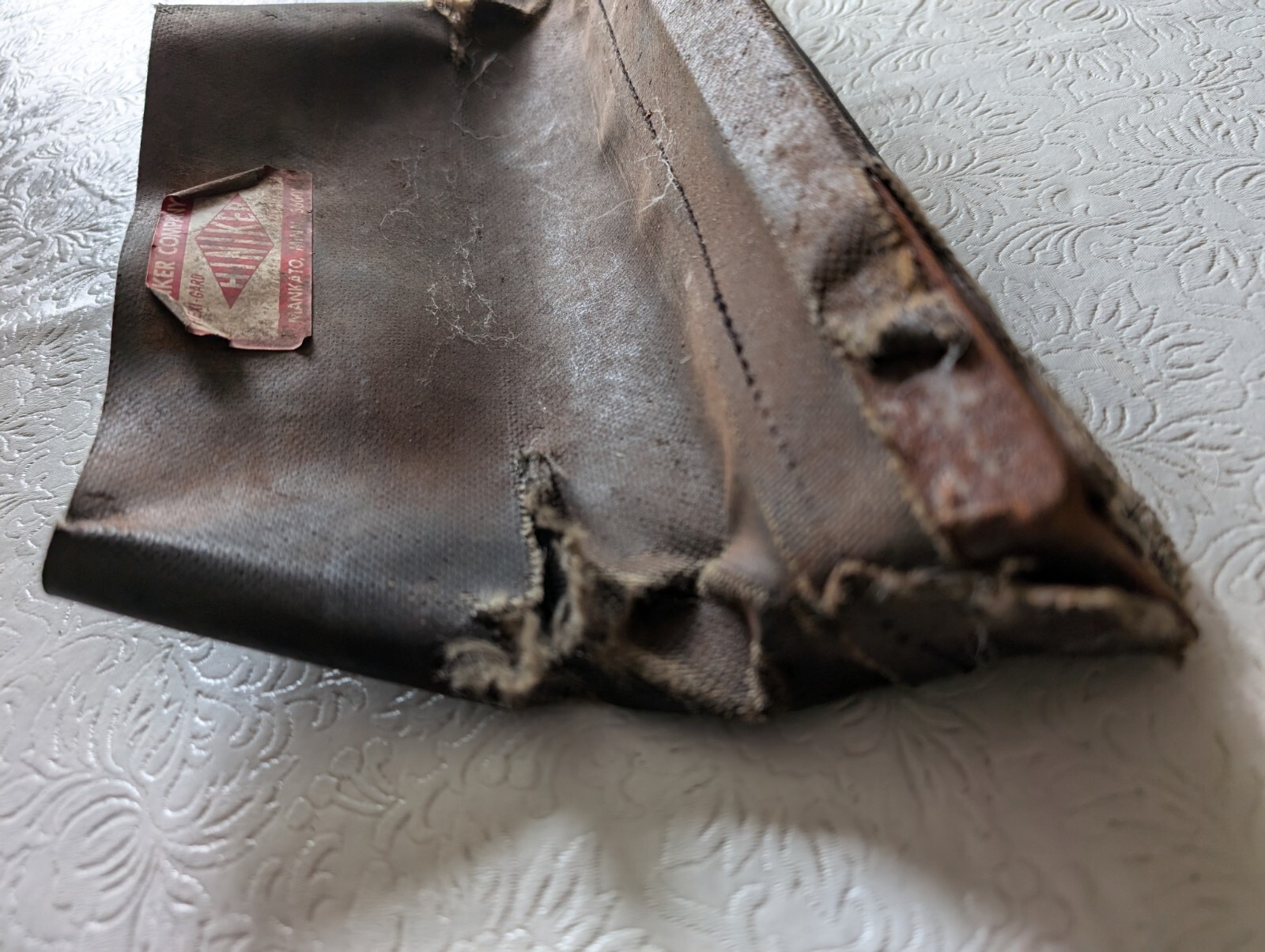 Vintage Hiniker Leather Seed Agriculture Cover