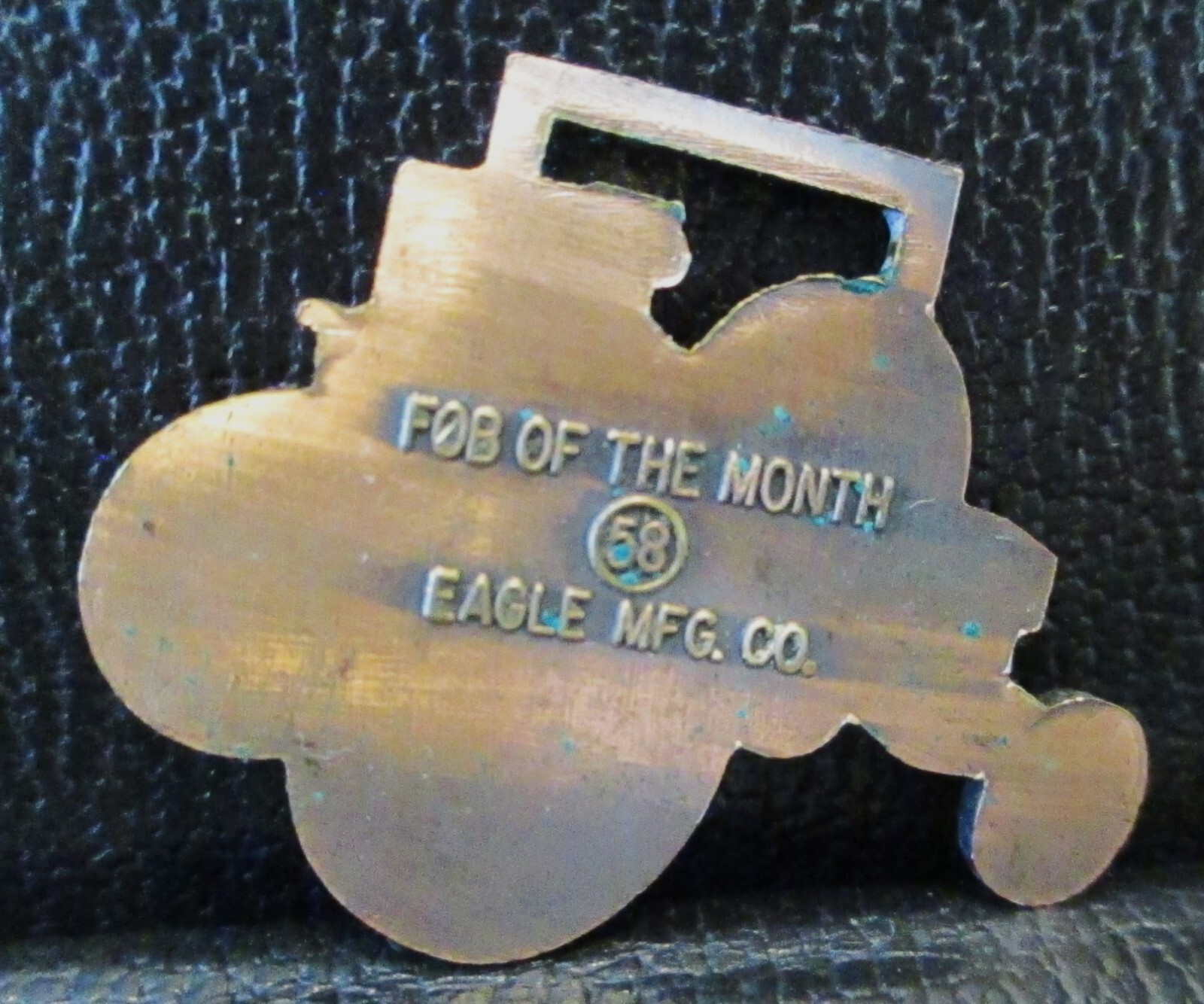 Eagle Manufacturing Company Hit & Miss Engine Metal Pocket Watch Fob 58